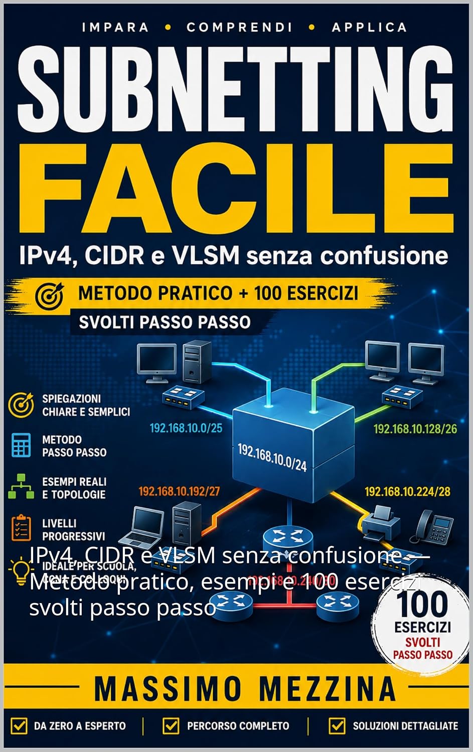 Copertina Libro Subnetting Facile